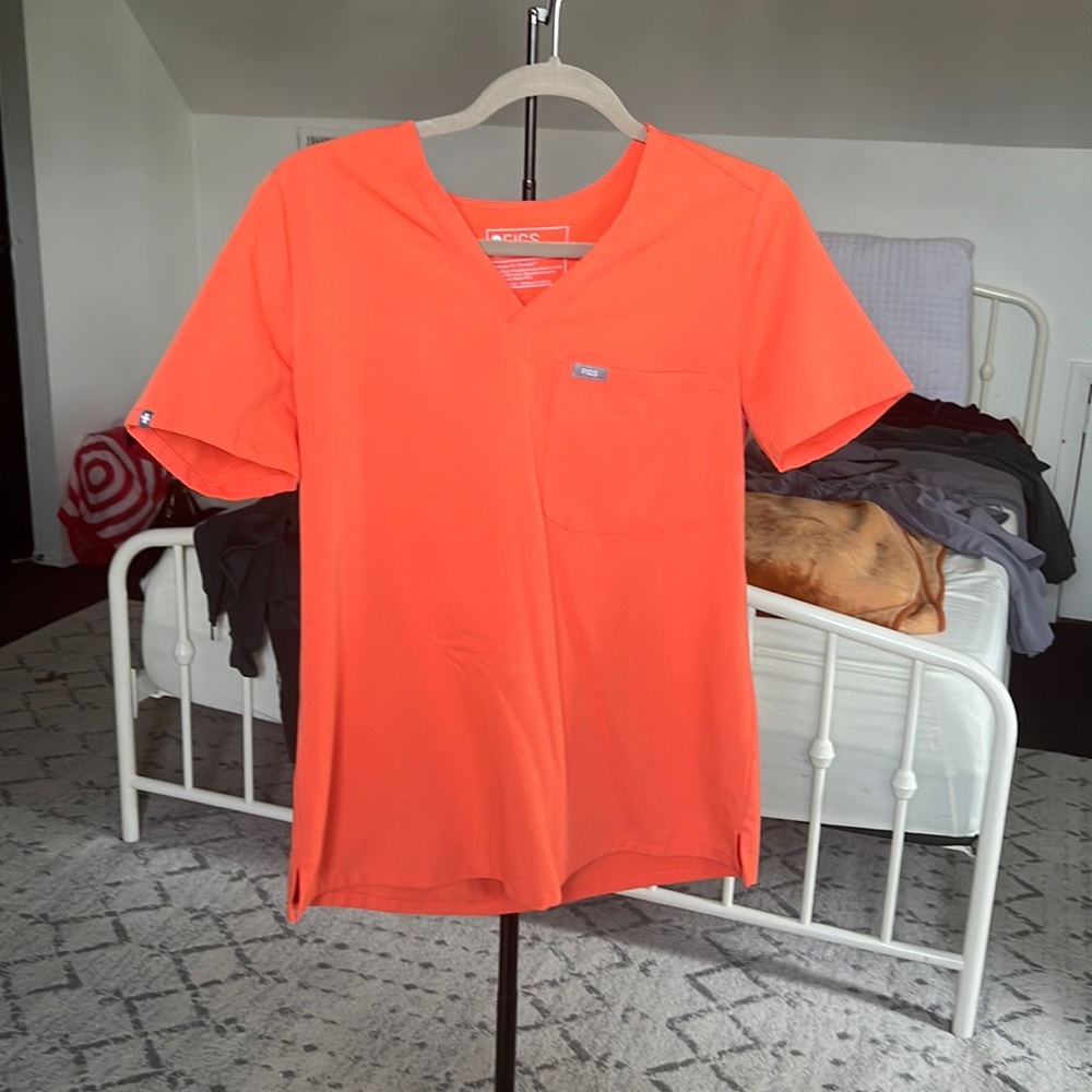 FIGS ORANGE SUMMER EDITION SCRUBS